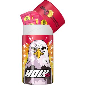 Holy Getränkepulver Energy Raspbeery Raptor, Himbeere & Yuzu, Energy-Drink, mit Koffein, Vitaminen & zuckerfrei, 15 Stück