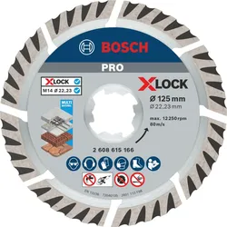 Bosch PRO Trennscheibe X-LOCK Standard for Universal - 2608615166