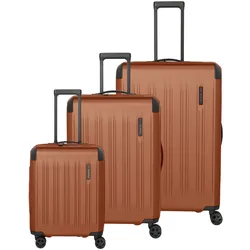 Travelite Kofferset 3tlg. Dynamiic 4w S erw./M erw./L erw. kupfer