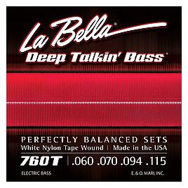 La Bella Bass 760T White Nylon 060/115 (E-Bass, Geige, Kontrabass) (B00H2MCQOW)