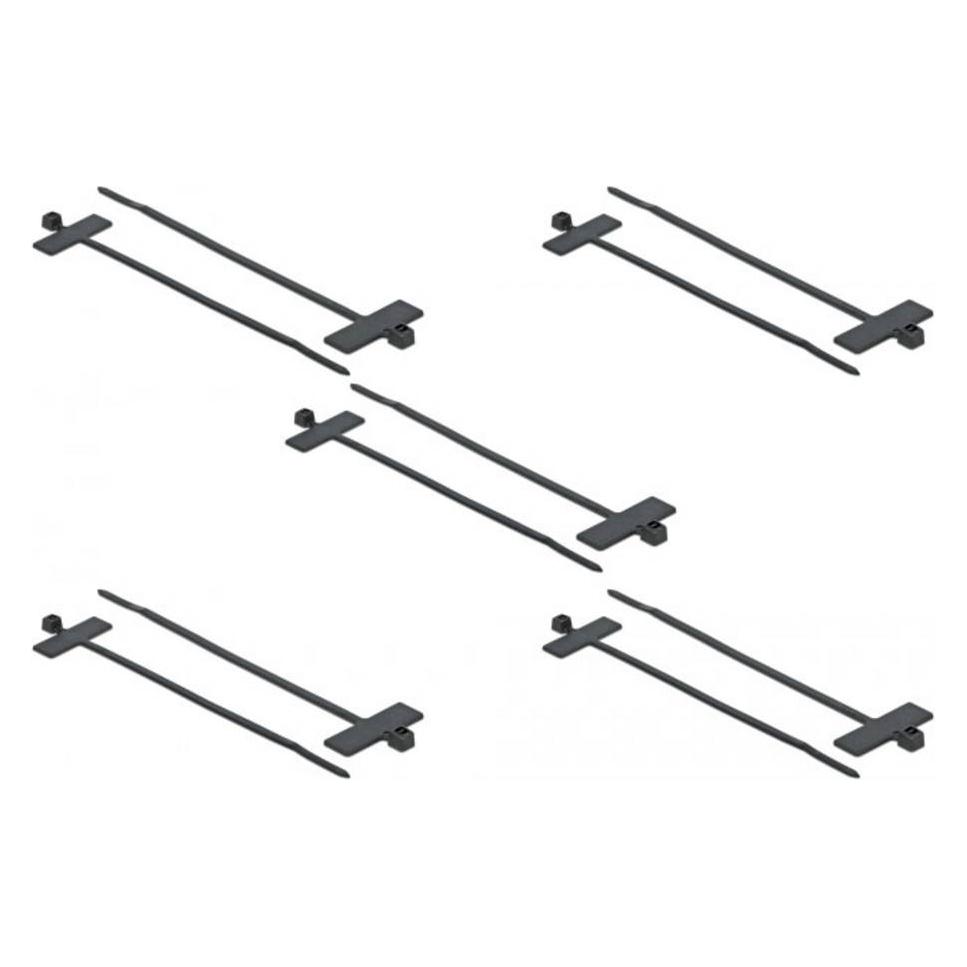 Delock Cable Tie with Label Tap (100 mm, 10 Stk.) (18959)