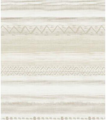 Seabrook Designs Trevino Tribal Stripes Unpasted Wallpaper