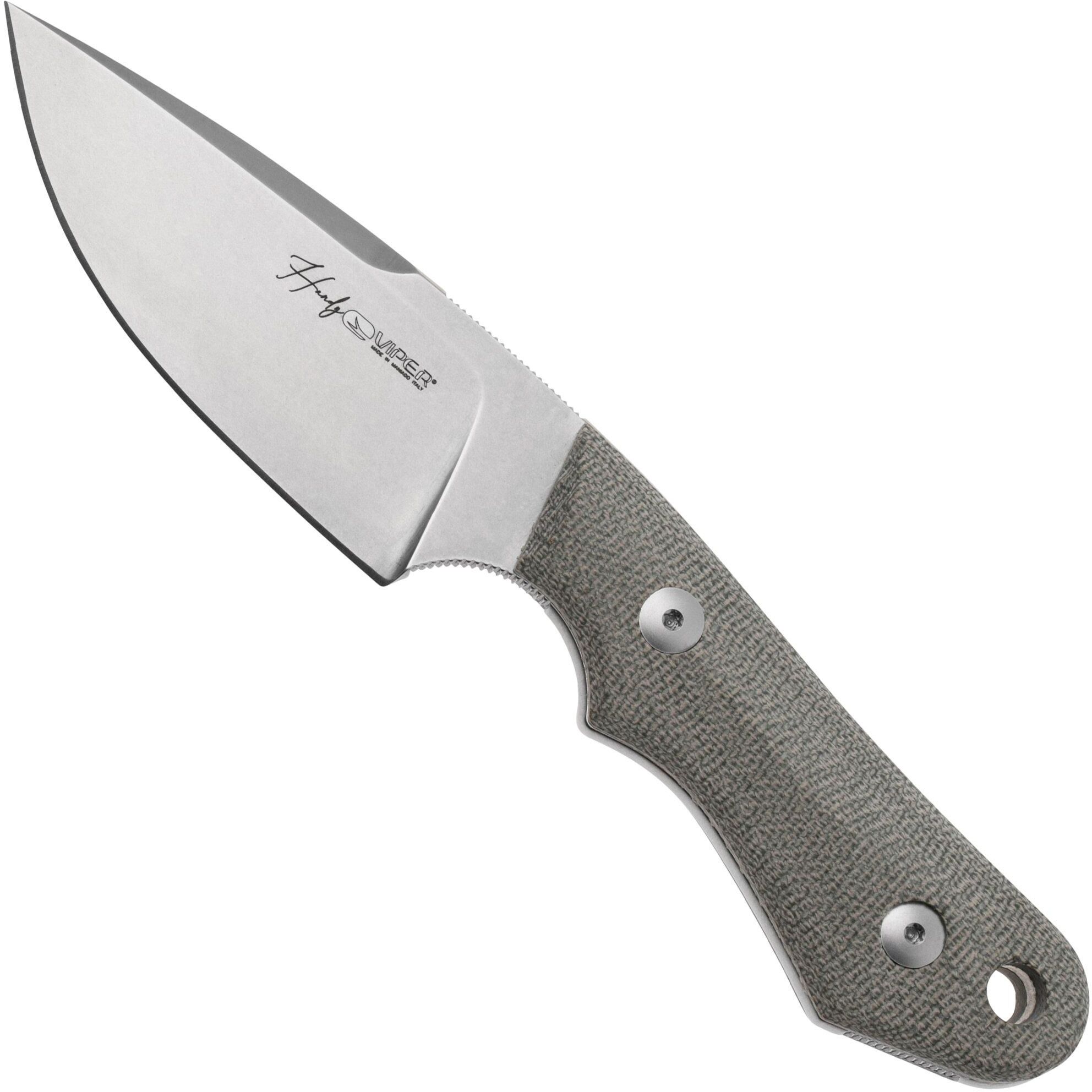 Viper Handy VT4040CG Green Micarta, coltello fisso