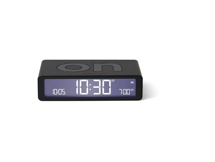 Lexon Wecker Flip Schwarz - Farbe: Classic Black