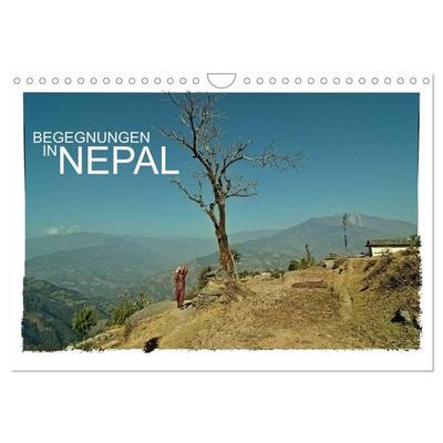 BEGEGNUNGEN IN NEPAL (Wandkalender 2027 DIN A4 quer), CALVENDO Monatskalender