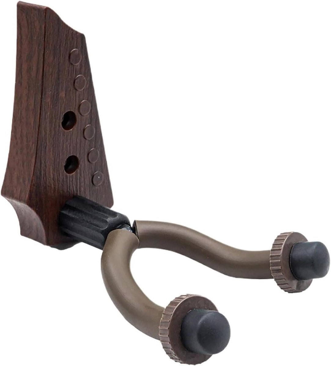 Zwarte Muziekinstrument Hanger Wandbeugel voor Instrumenten Opslag - 14 x 9 cm