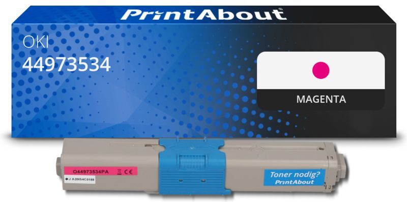 PrintAbout Toner kompatibel mit OKI 44973534 - Magenta