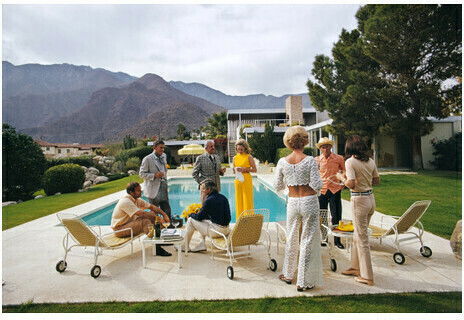 Slim Aarons Poolside Friends