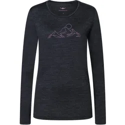 Kaikkialla, Damen, Funktionsshirt, Kunes (M), Schwarz