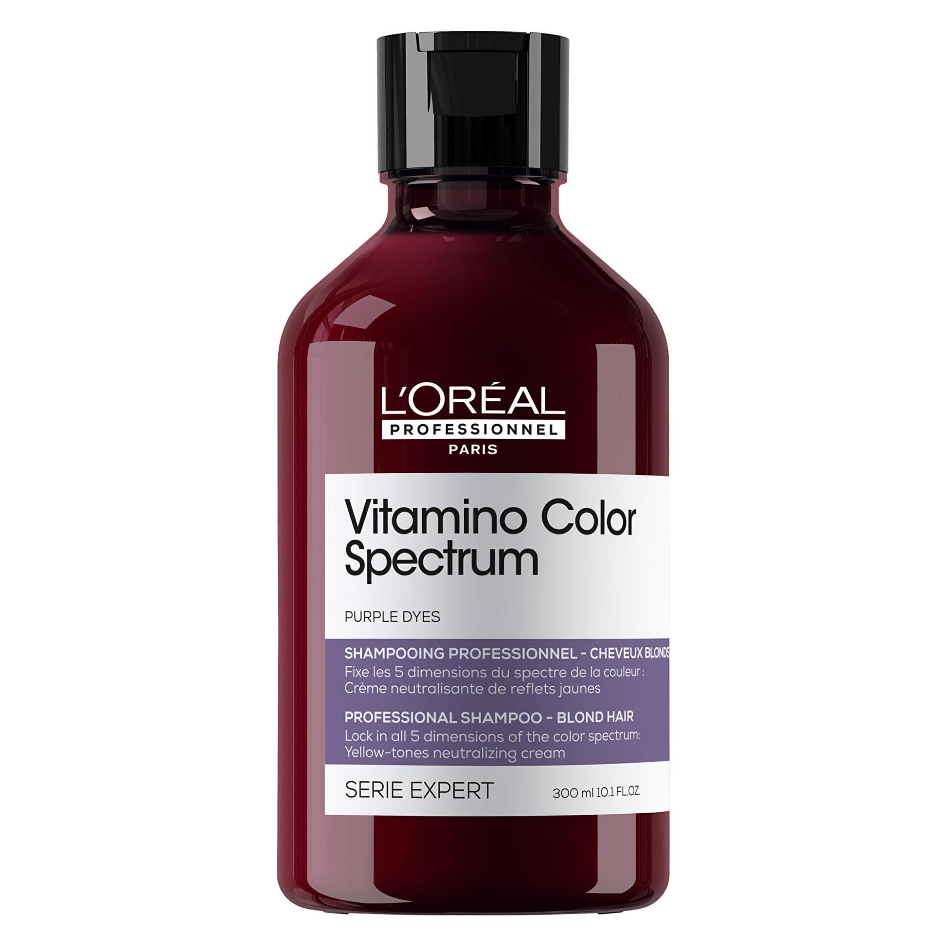 L'Oréal Professionnel L'Oreal Professionnel Neutralisierendes Shampoo für blondes Haar Vitamino Farbspektrum Lila (Flüssiges Shampoo, 300 ml) (3474637268381)