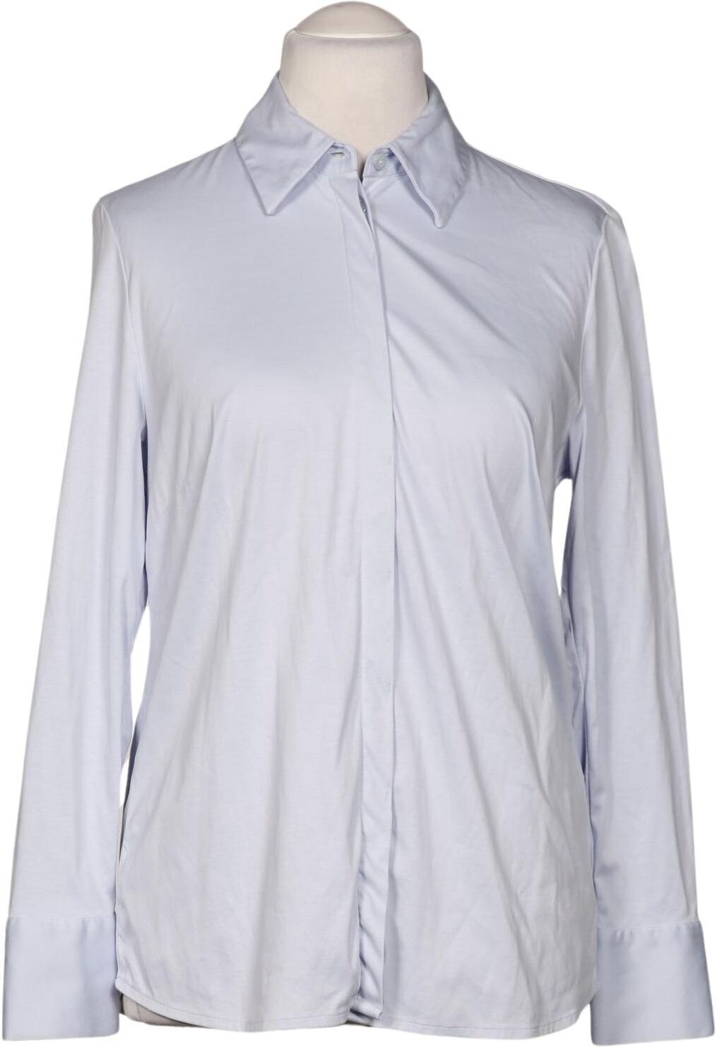 Fadenmeister Berlin Damen Bluse, Hellblau, Gr. EU 42, Baumwolle - Second Hand