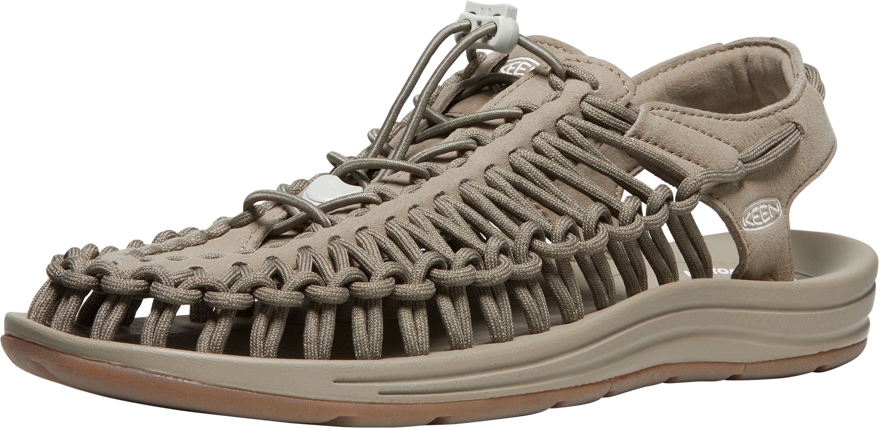 Sandale KEEN "UNEEK", Herren, Gr. 42,5, Synthetik, beige (timberwolf, plaza taupe), Schuhe Sandale timberwolf, plaza taupe 42,5, Synthetik