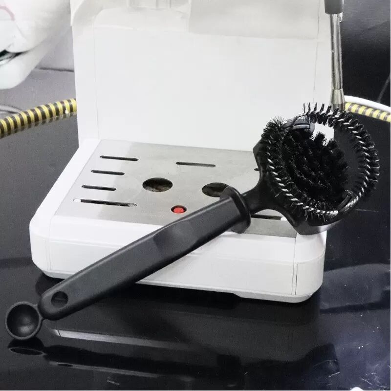 INF Brosse de Nettoyage pour Machine à Expresso - Accessoire avec Long Manche