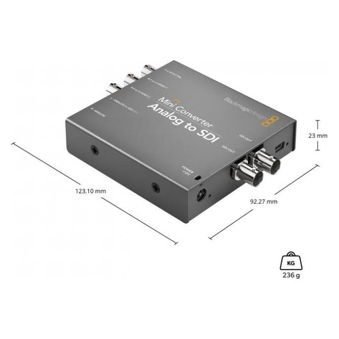 Blackmagic Mini Converter Analog to SDI 2 (Analog -> Digital) (BM-CONVMAAS2)