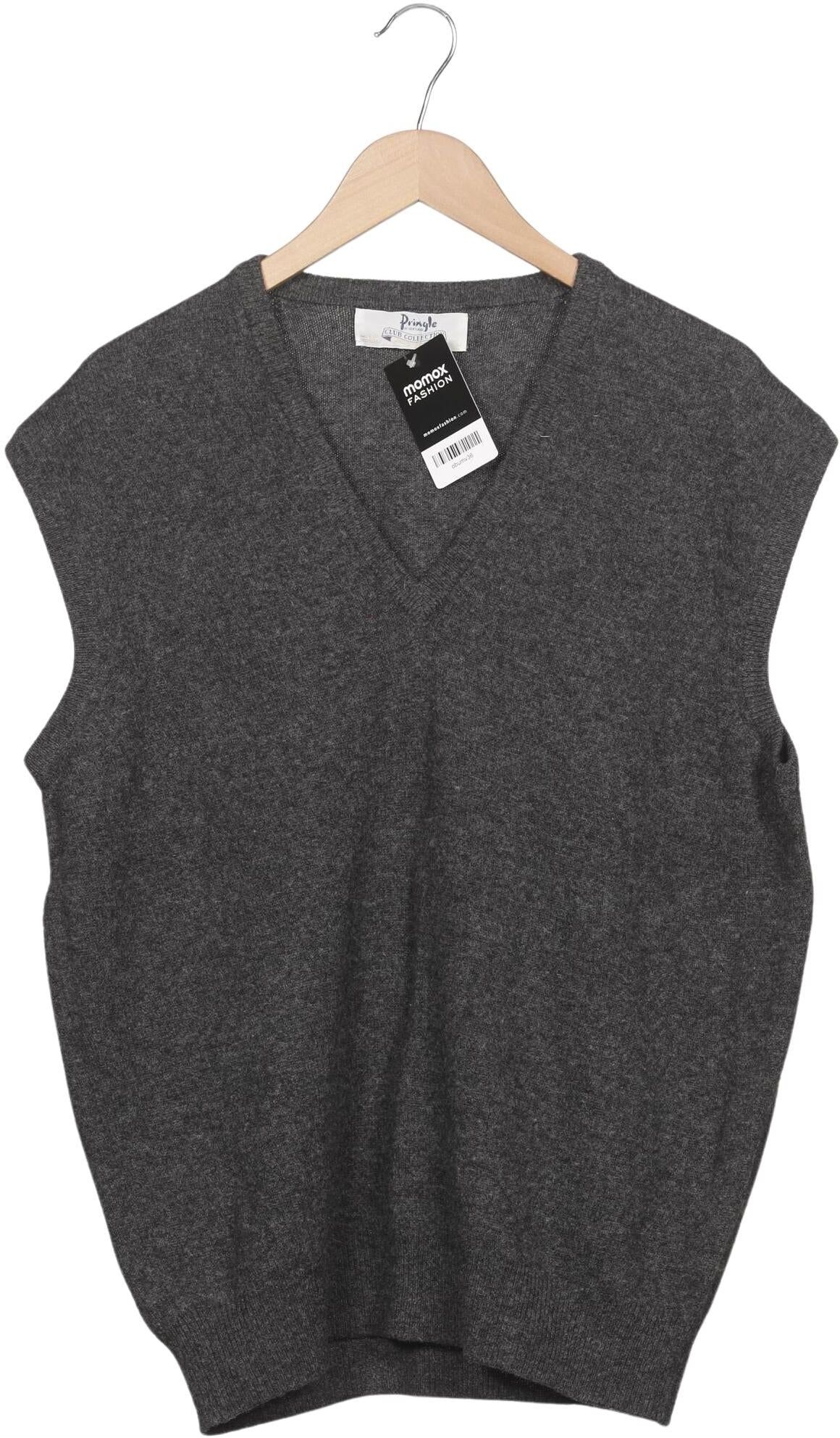 Pringle of Scotland Herren Pullover, Grau, Gr. L, Wolle - Second Hand