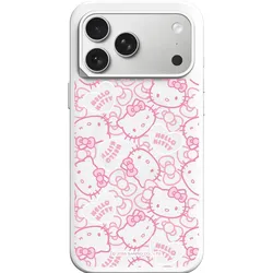 RhinoShield iPhone 18 Pro Max / iPhone 17 Pro Max - SolidX Hello Kitty Pink Hearts (Apple iPhone 17 Pro Max, Apple iPhone 18 Pro Max), Smartphone Hülle, Weiss, Pink