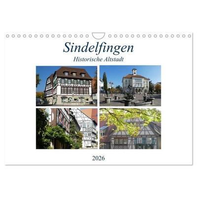 Sindelfingen - Historische Altstadt (Wandkalender 2026 DIN A4 quer), CALVENDO Monatskalender