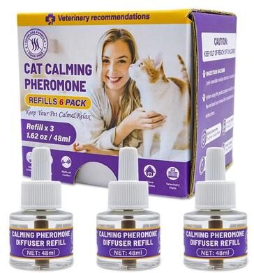 Uplifted Finds 4 in 1 Pet Pheromone Calming Electric Heating Diffuser Set cat