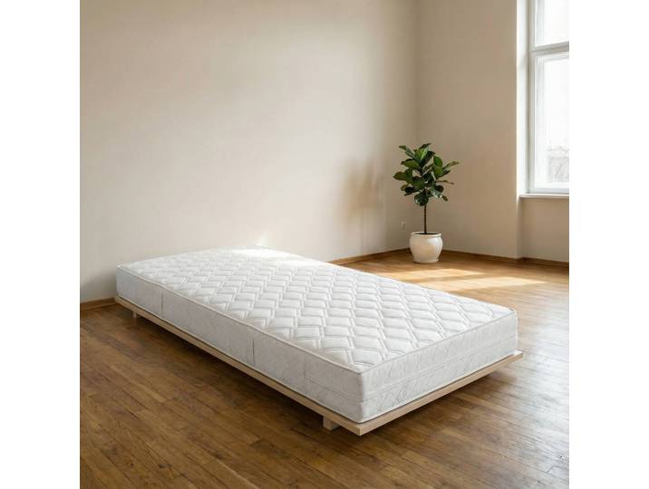 Bonellfederkernmatratze Meteor 100 x 220cm H3 Kern: Bonellfederkern Bezug: Doppeltuch Weiß