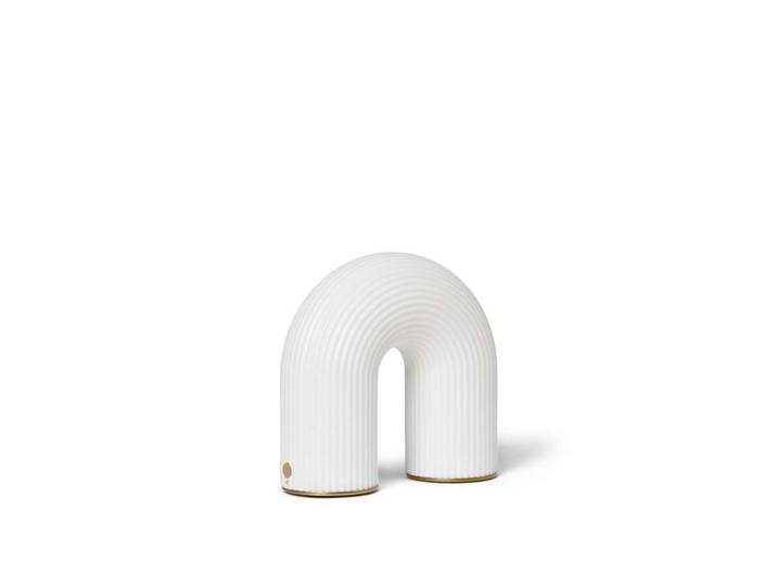 Vuelta Portable Tischleuchte Weiß - Ferm Living - Wohnzimmer - Kunststoff