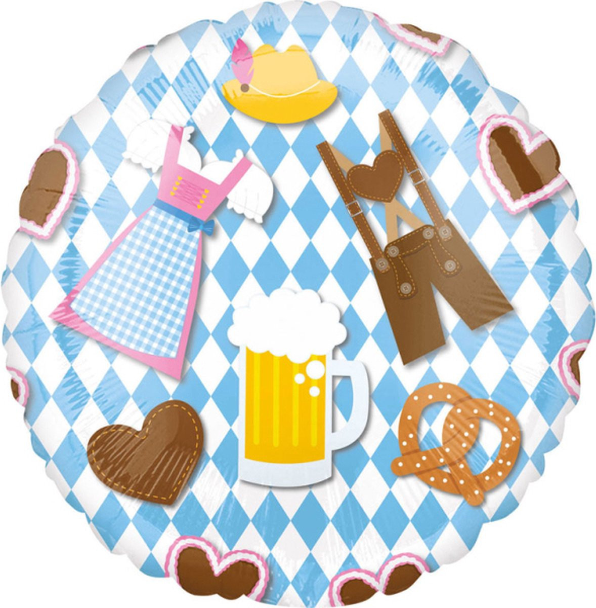 Amscan Folieballon Oktoberfest Bierfest 45 cm – Anagram voor volwassenen