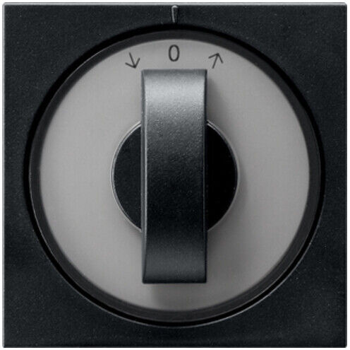 Gira Couvercle bouton minuterie noir 0666005 (0666005)