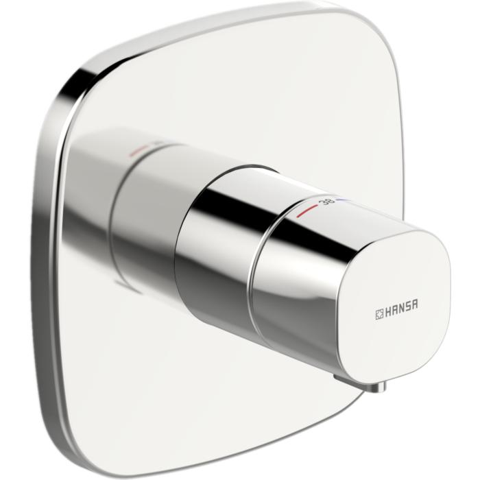 Hansa Hansaliving Fertigmontageset 81129583 mit Funktionseinheit, Thermostat-Batterie, chrom