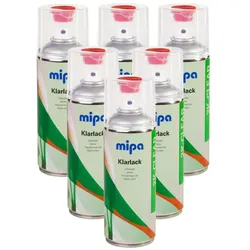 MIPA 2K Klarlackspray glänzend inkl. Härter 6x400ml