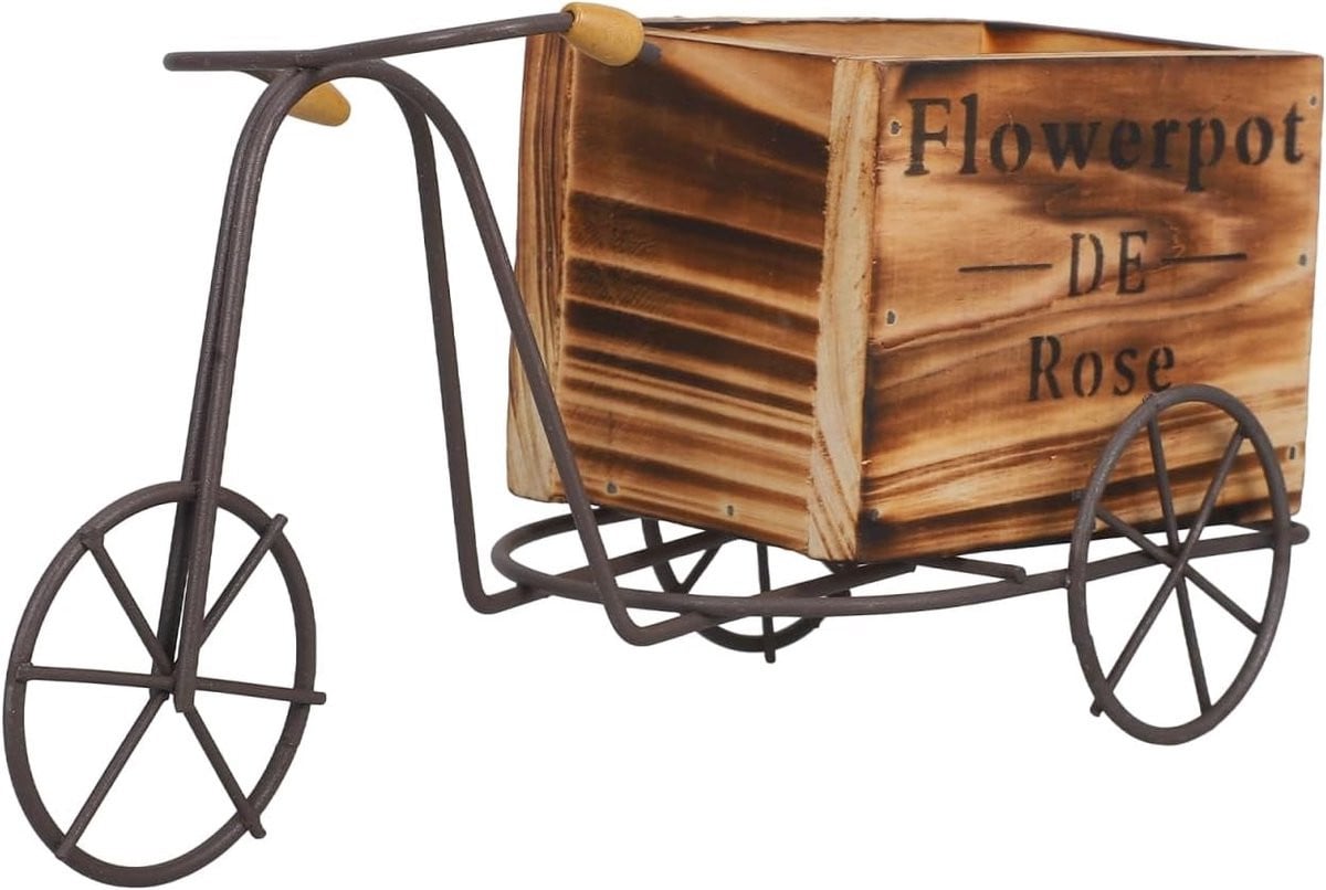 Vintage Fiets Model Decoratie - Nostalgisch Bureau Ornament voor Thuis en Kantoor