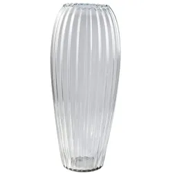 Vase Wasserfall 50 cm Glas Transparent Klar XL (Extra Large)