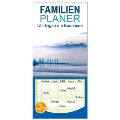 Familienplaner 2027 - Uhldingen am Bodensee mit 5 Spalten (Wandkalender, 21 x 45 cm) CALVENDO