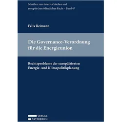 Die Governance-Verordnung fr die Energieunion, Fachbücher von Felix Reimann