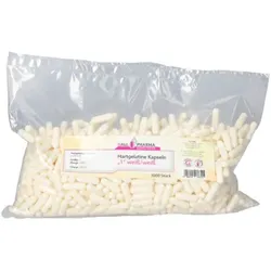 HARTGELATINEKAPSELN Gr.1 weiß/weiß 1000 St