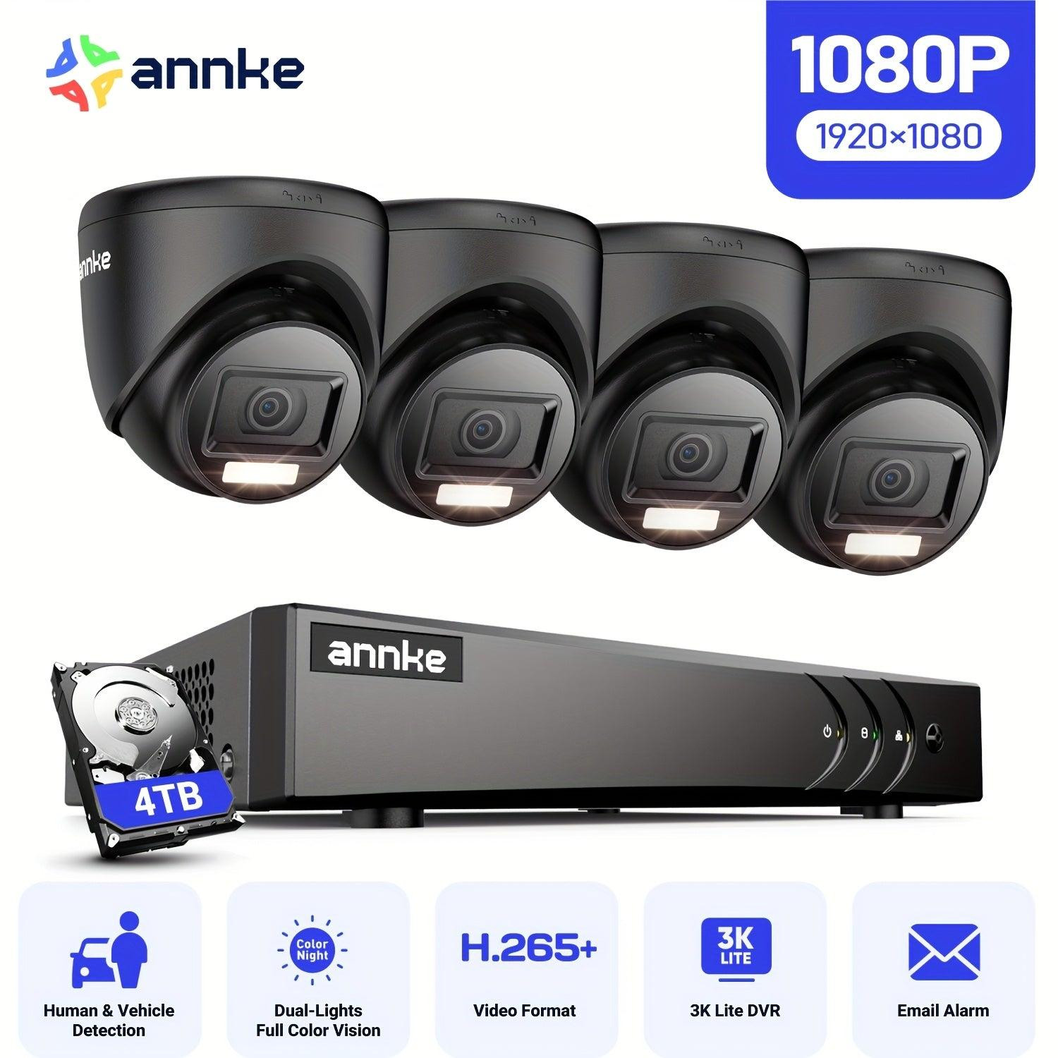 Selius 5MP PoE Beveiligingscamera Set met IP Dome Camera's