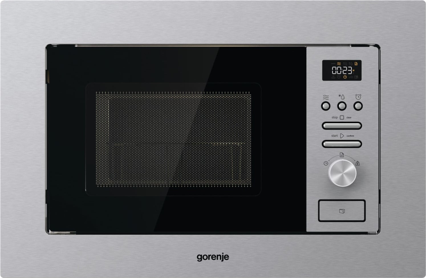 Gorenje BM201AG1X Inbouw Magnetron met Grill, 20 liter, 800 W, LED Display
