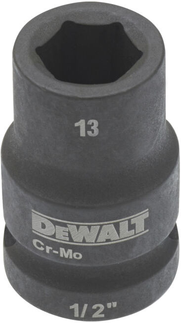 Clé à douille DEWALT courte 13mm 1/2 résistante aux chocs (DT7531-QZ)