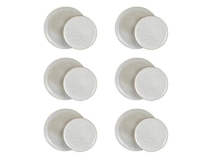 Secret de Gourmet - 12-teiliges tafelservice flower grau