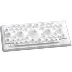 Hager Einführungsflansch, Kunststoff, 240x240mm, blind, unbehandelt, Vorprägungen, FZ402