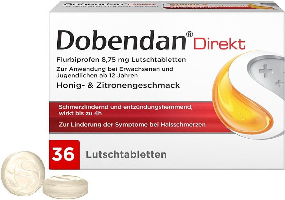 Dobendan Direkt Lutschtabletten gegen Halsschmerzen