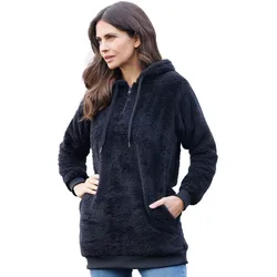 ELLENOR Kuschelfleece-Pullover für Damen