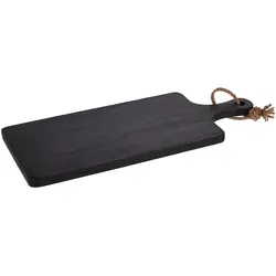 WellHome - Schneidebrett mit Gummibaumholzgriff 50x15x2cm