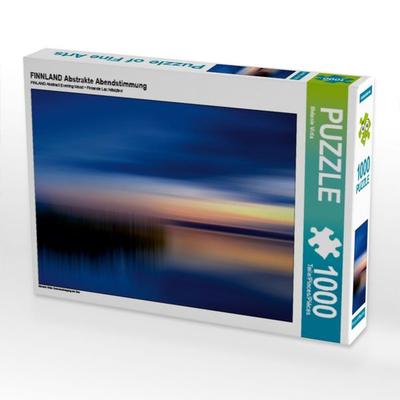 CALVENDO Puzzle FINNLAND Abstrakte Abendstimmung | 1000 Teile Lege-Größe 64x48cm Foto-Puzzle für glückliche Stunden