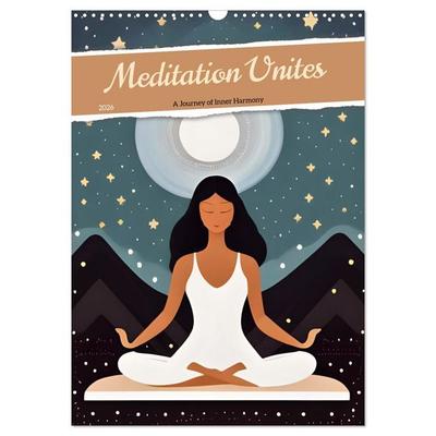 Meditation Unites (Wall Calendar 2026 DIN A3 portrait), CALVENDO 12 Month Wall Calendar