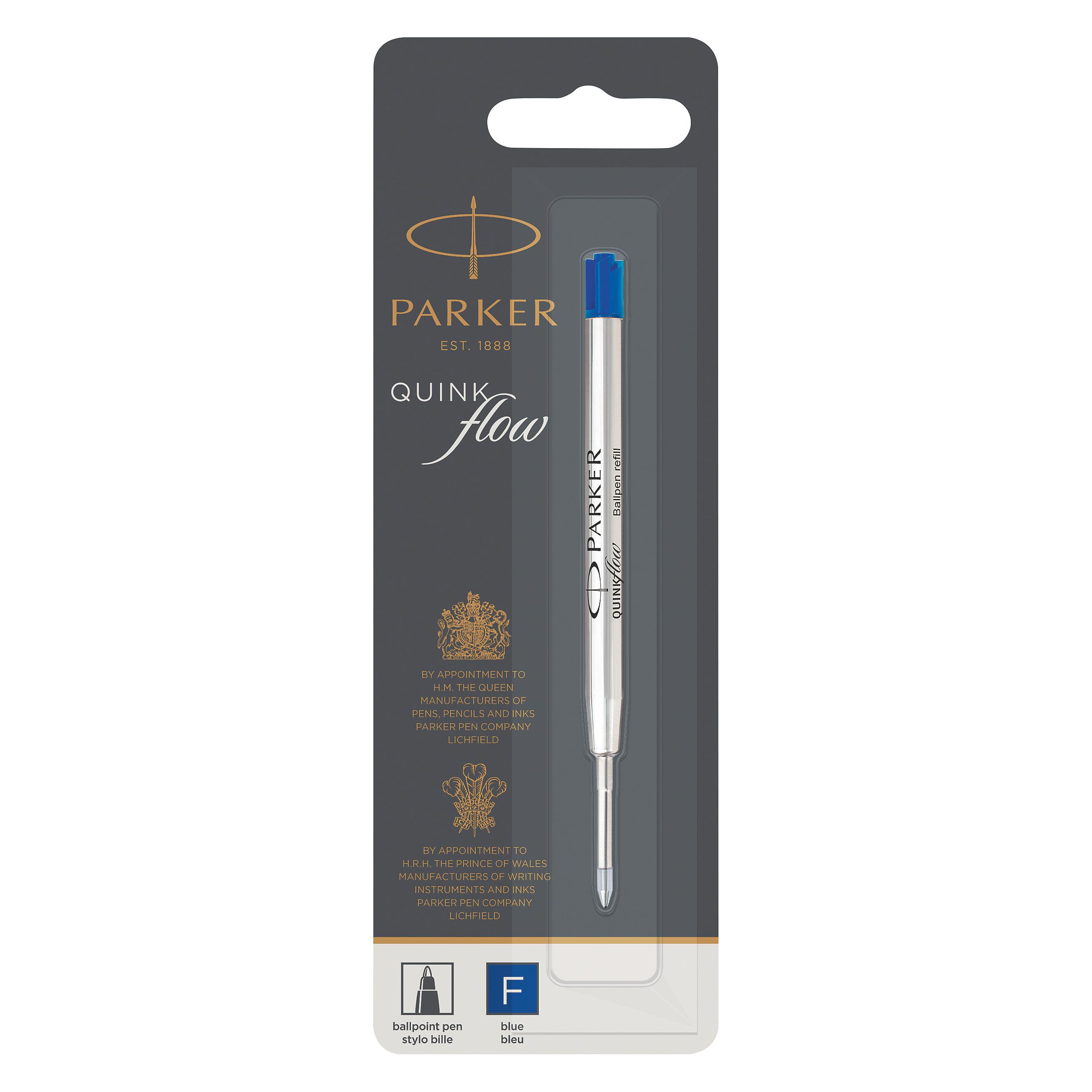 Parker Pen Quink Flow (Blau, 0.80 mm, 1 Stk.) (S0909540)