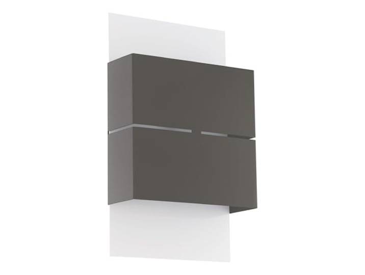 EGLO Lampe murale extérieure LED KIBEA\, lampe extérieure à 2 flammes applique murale en acier galvanisé\, couleur : anthracite\, blanc\, IP44