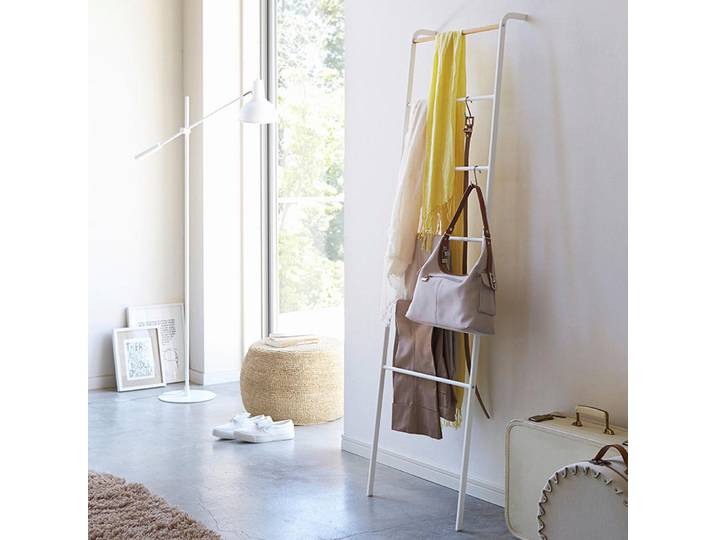 Kleiderständer, Weiss, Metall, 24x160x45 cm, Schlafzimmer, Kleiderständer