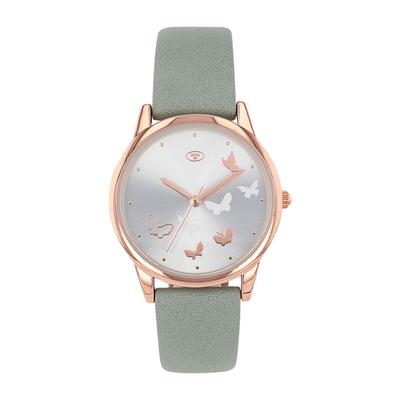 Quarzuhr TOM TAILOR, rosa (grün, silberfarben), Armbanduhren, Damen, roségoldfarben, Quarzuhr, Armbanduhr, Damenuhr, analog