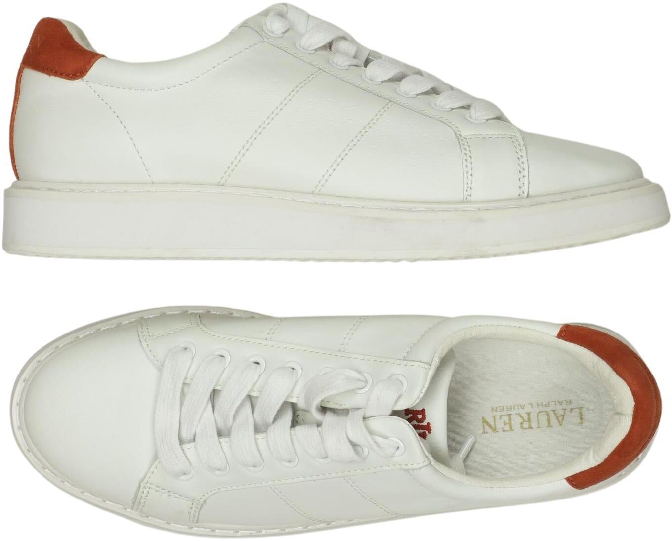 Lauren Ralph Lauren Damen Sneaker, Weiß, Gr. EU 40, Leder - Second Hand