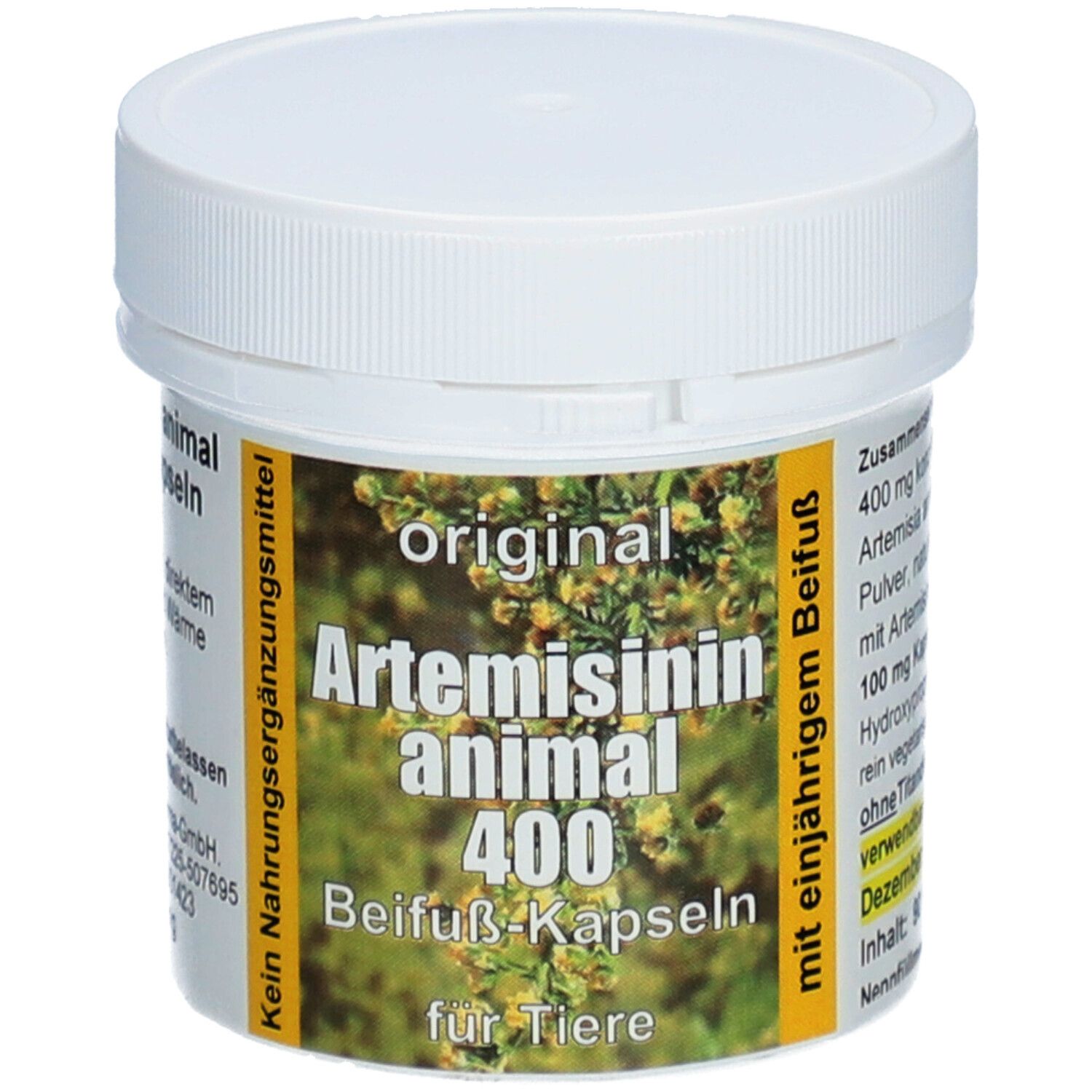Artemisinin animal intense 400 mg Kapseln vet. 90 St
