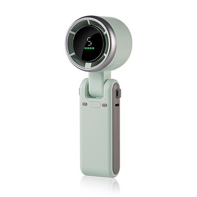 neuer kleiner Handventilator mit hoher Geschwindigkeit, Turboventilator, tragbarer, über USB wiederaufladbarer elektrischer Nackenventilator